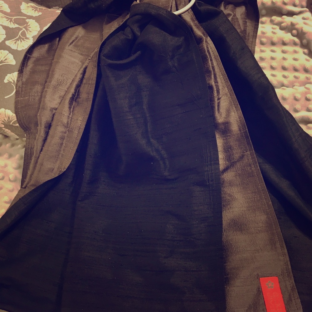 Sakura Bloom Silk Midnight/Shadow Sling HTF EUC